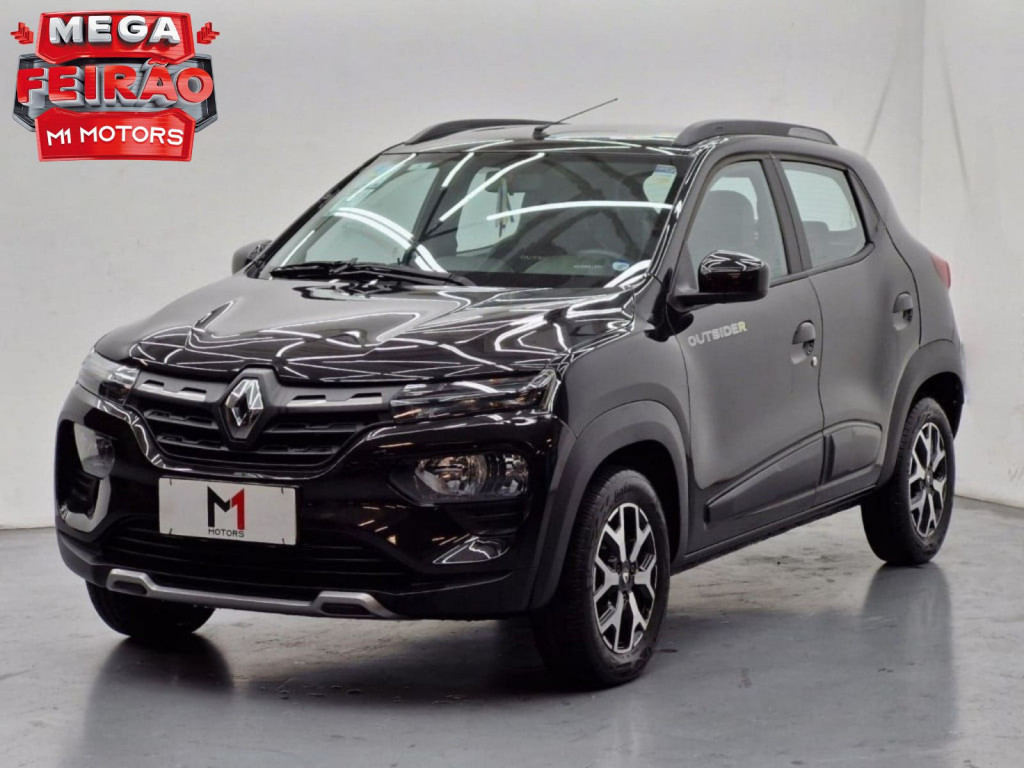 Imagem do veículo RENAULT KWID OUTSIDER 1.0 SCE FLEX MANUAL - 2023 - PRETO