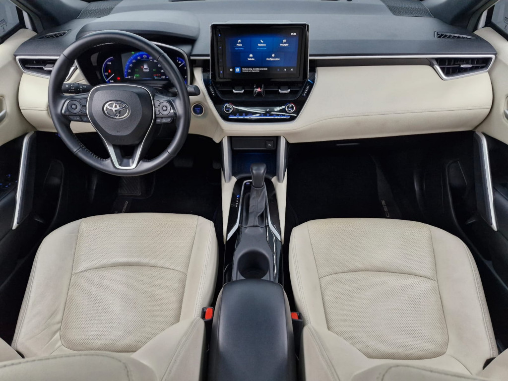 Imagem do veículo TOYOTA COROLLA CROSS XRX 1.8 HYBRID CVT - 2023 - BRANCO PÉROLA