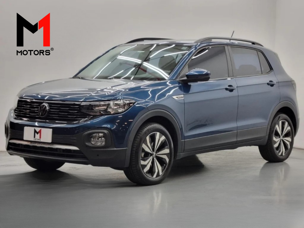 Imagem do veículo VOLKSWAGEN T-CROSS COMFORTLINE 1.0 200 TSI TOTAL FLEX  AUTOMÁTICO - 2024 - AZUL