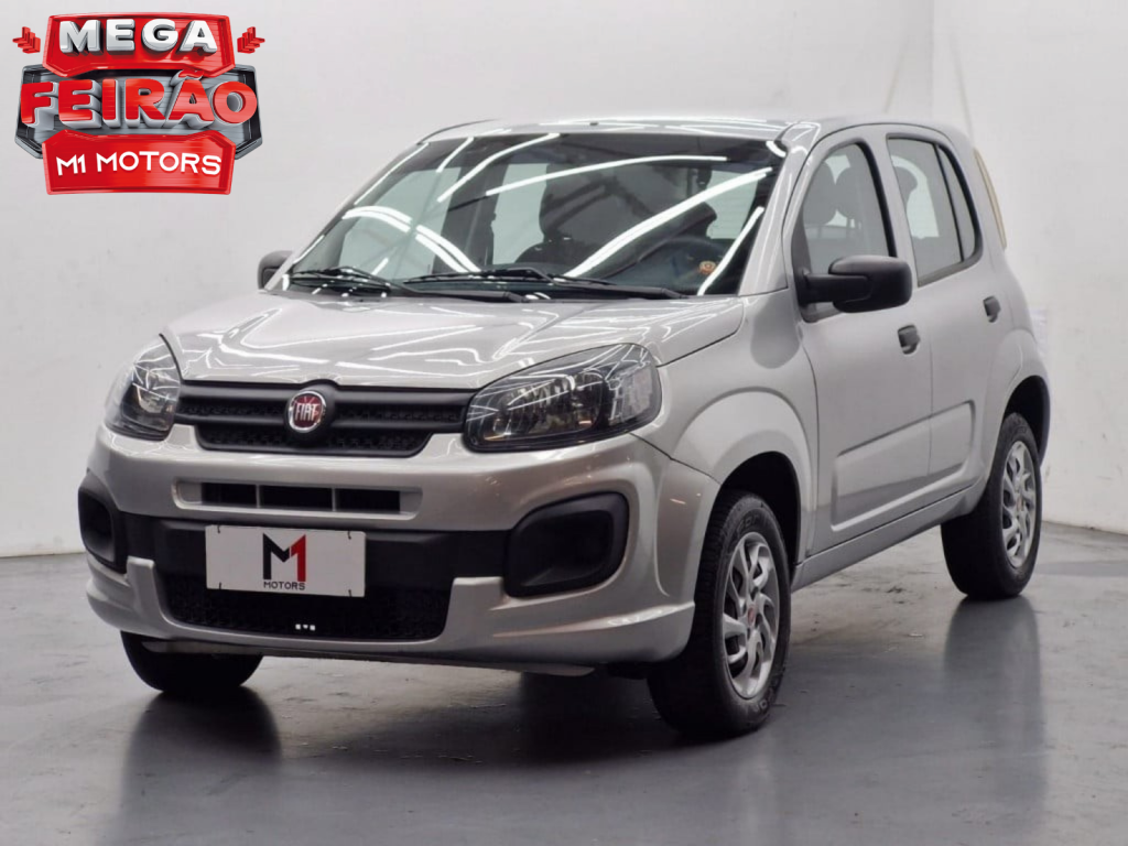 FIAT UNO ATTRACTIVE 1.0 FIRE FLEX MANUAL - 2021 - PRATA