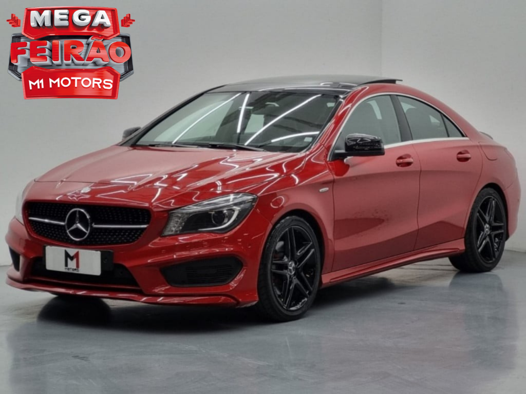 MERCEDES-BENZ CLA 250 SPORT 2.0 TURBO GASOLINA AUTOMATIZADA - 2015 - VERMELHO