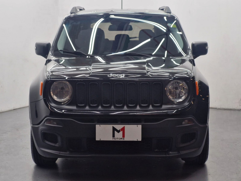 Imagem do veículo JEEP RENEGADE 1.8 FLEX AUTOMÁTICO - 2018 - PRETA