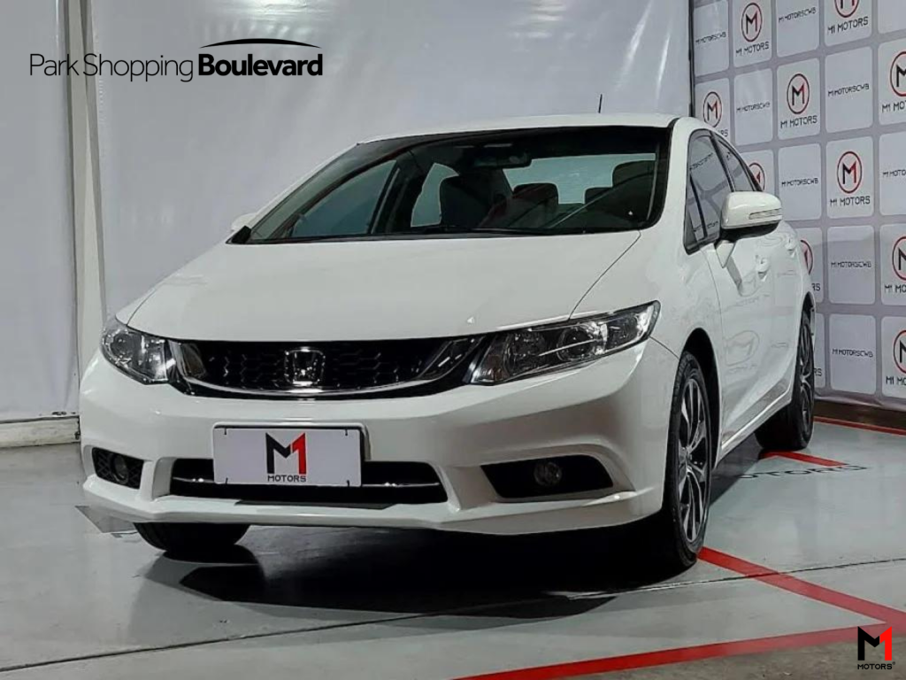 HONDA CIVIC LXR 2.0 FLEX 4P AUTOMÁTICO - 2015 - BRANCO