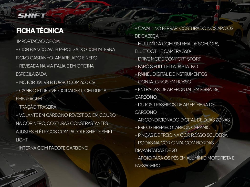 Imagem do veículo FERRARI PORTOFINO 3.9 V8 600CV 2020