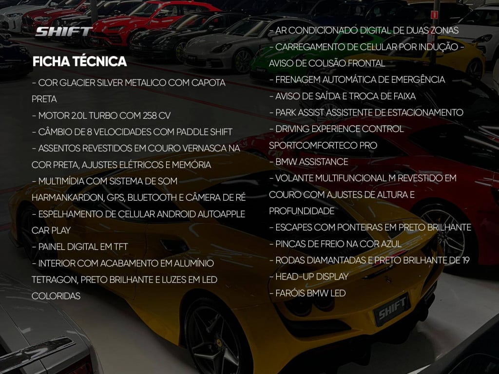Imagem do veículo BMW Z4 ROADSTER SDRIVE 30I MSPORT 2.0 TB AUT 2021
