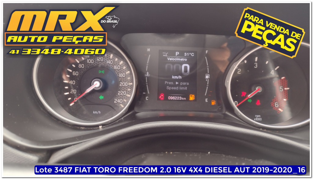 Imagem do veículo FIAT TORO 2.0 16V TURBO DIESEL FREEDOM 4WD AT9