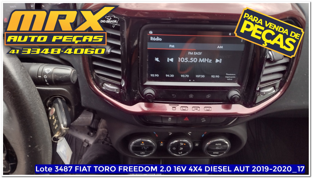 Imagem do veículo FIAT TORO 2.0 16V TURBO DIESEL FREEDOM 4WD AT9