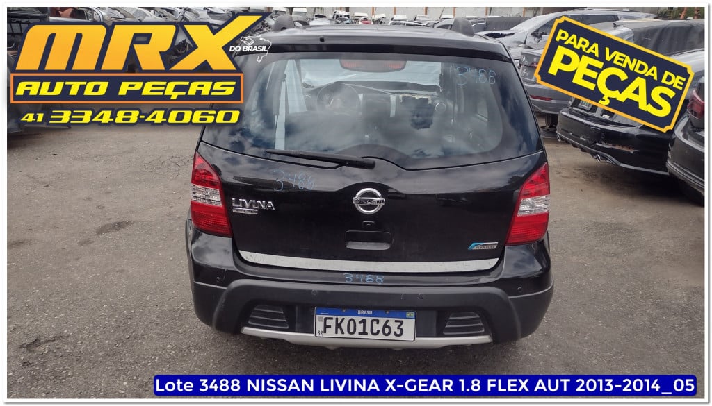 Imagem do veículo NISSAN LIVINA 1.8 SL X-GEAR 16V FLEX 4P AUTOMÁTICO