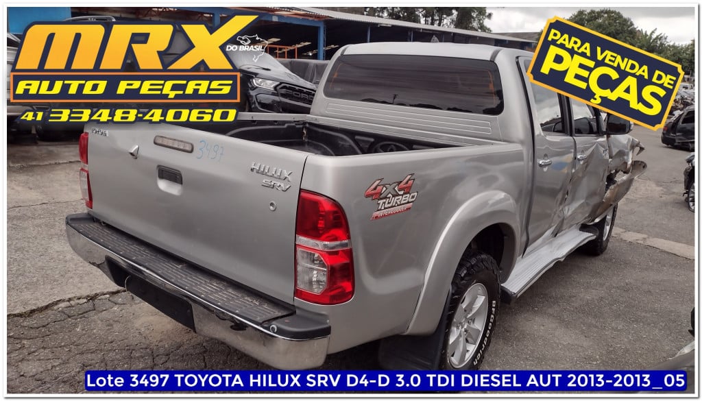 Imagem do veículo TOYOTA HILUX 3.0 SRV 4X4 CD 16V TURBO INTERCOOLER DIESEL 4P AUTOMÁTICO