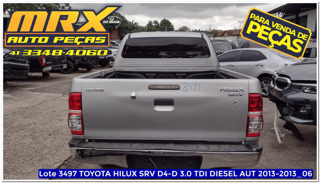 Imagem do veículo TOYOTA HILUX 3.0 SRV 4X4 CD 16V TURBO INTERCOOLER DIESEL 4P AUTOMÁTICO