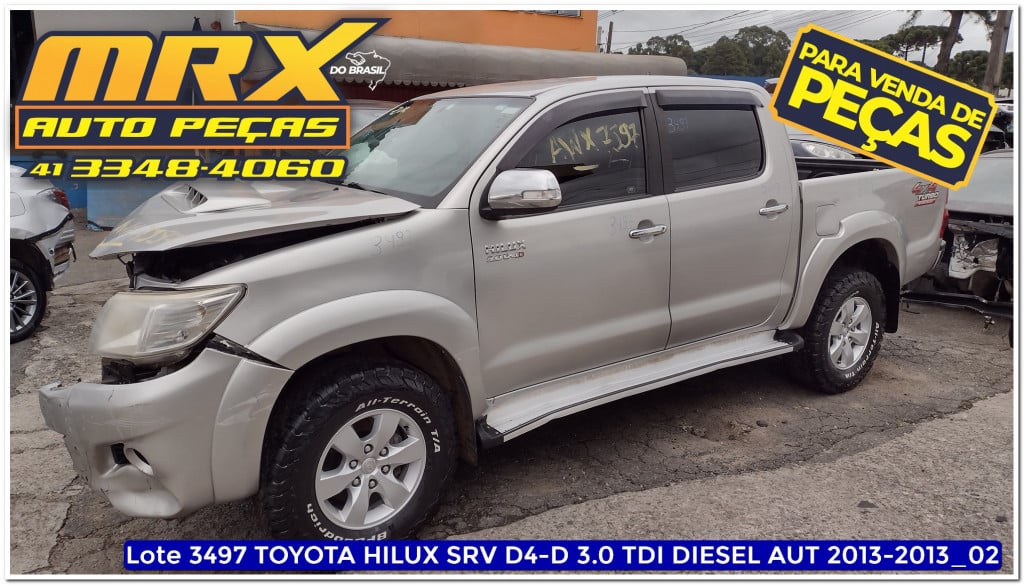 Imagem do veículo TOYOTA HILUX 3.0 SRV 4X4 CD 16V TURBO INTERCOOLER DIESEL 4P AUTOMÁTICO
