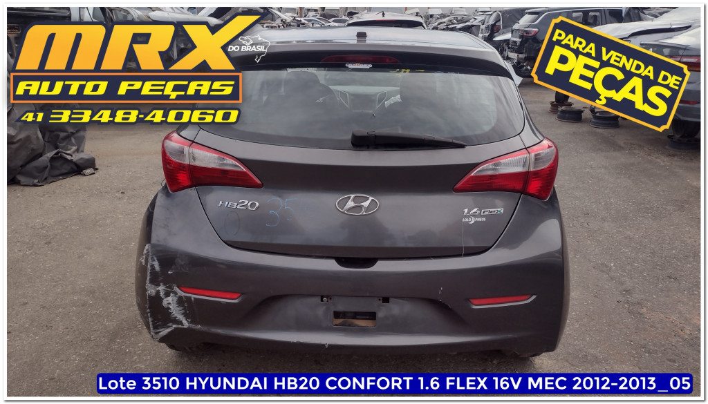 Imagem do veículo HYUNDAI HB20 1.6 COMFORT 16V FLEX 4P MANUAL