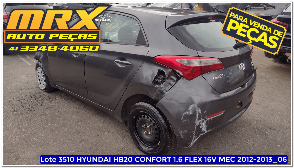 Imagem do veículo HYUNDAI HB20 1.6 COMFORT 16V FLEX 4P MANUAL