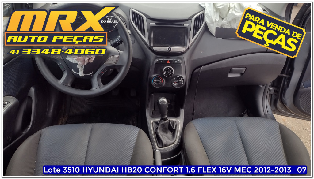 Imagem do veículo HYUNDAI HB20 1.6 COMFORT 16V FLEX 4P MANUAL