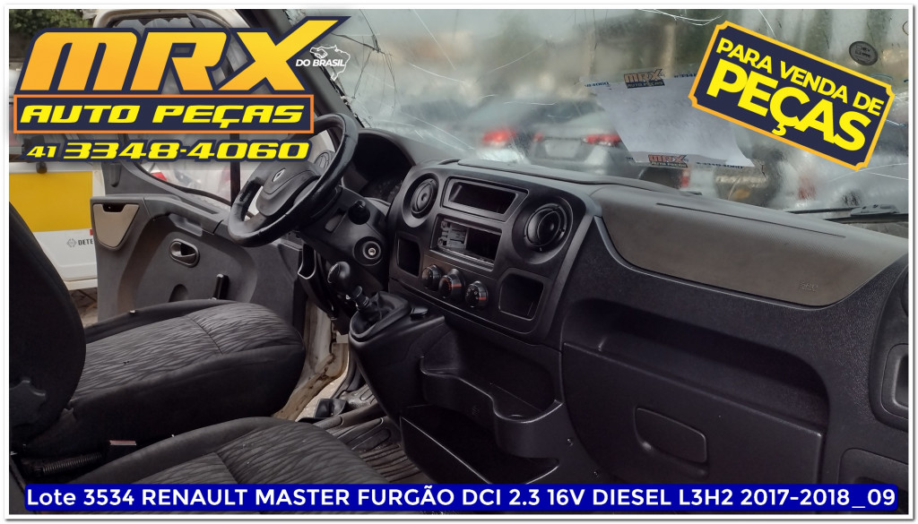Imagem do veículo RENAULT MASTER 2.3 DCI DIESEL EXTRA FURGÃO L3H2 3P MANUAL