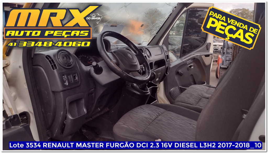 Imagem do veículo RENAULT MASTER 2.3 DCI DIESEL EXTRA FURGÃO L3H2 3P MANUAL