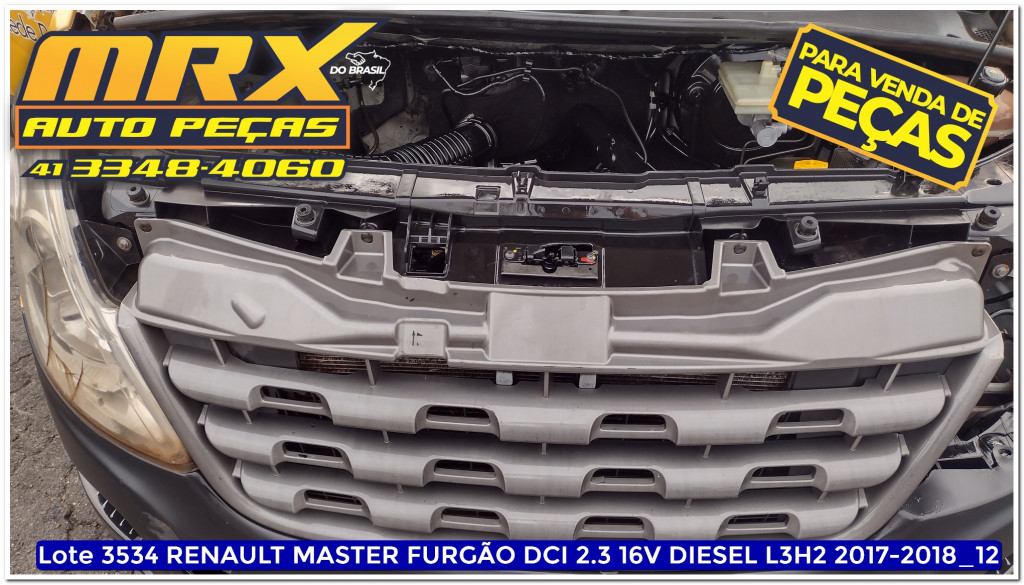 Imagem do veículo RENAULT MASTER 2.3 DCI DIESEL EXTRA FURGÃO L3H2 3P MANUAL