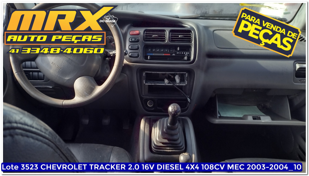 Imagem do veículo CHEVROLET TRACKER 2.0 4X4 8V TURBO INTERCOOLER DIESEL 4P MANUAL