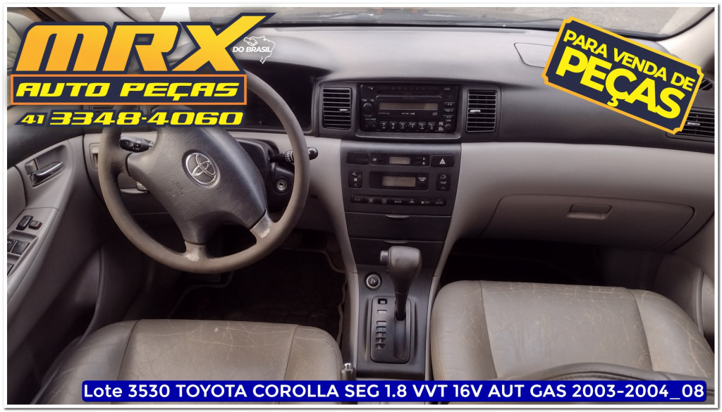 Imagem do veículo TOYOTA COROLLA 1.8 SE-G 16V GASOLINA 4P AUTOMÁTICO