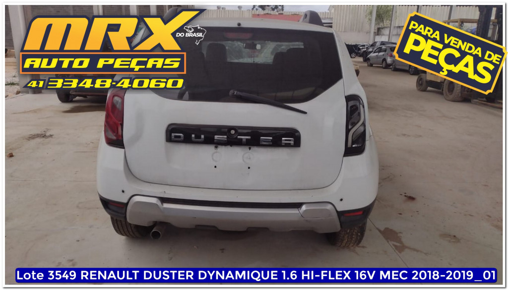 Imagem do veículo RENAULT DUSTER 1.6 16V SCE FLEX DYNAMIQUE MANUAL
