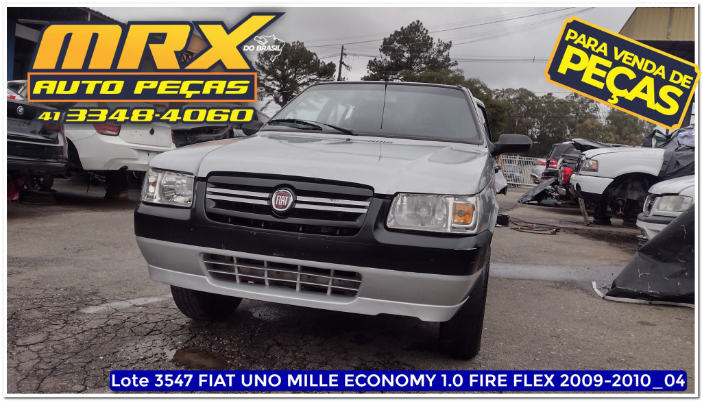 Imagem do veículo FIAT UNO 1.0 MPI MILLE FIRE ECONOMY 8V FLEX 4P MANUAL