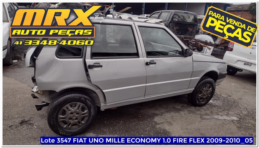 Imagem do veículo FIAT UNO 1.0 MPI MILLE FIRE ECONOMY 8V FLEX 4P MANUAL