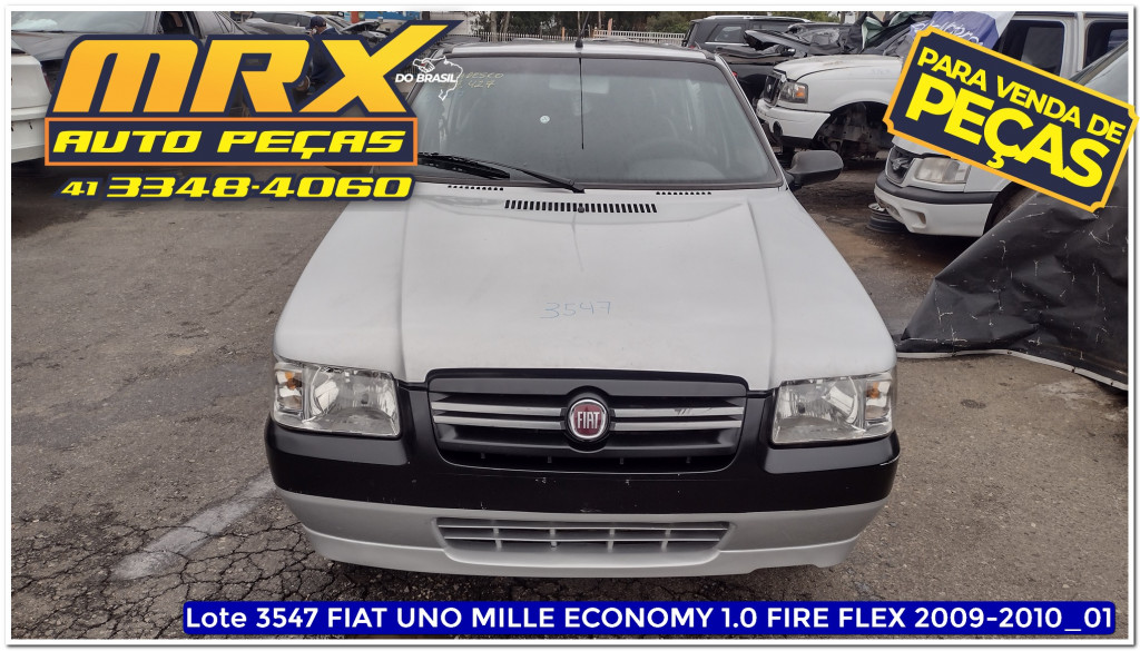 Imagem do veículo FIAT UNO 1.0 MPI MILLE FIRE ECONOMY 8V FLEX 4P MANUAL