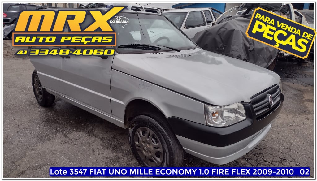 Imagem do veículo FIAT UNO 1.0 MPI MILLE FIRE ECONOMY 8V FLEX 4P MANUAL