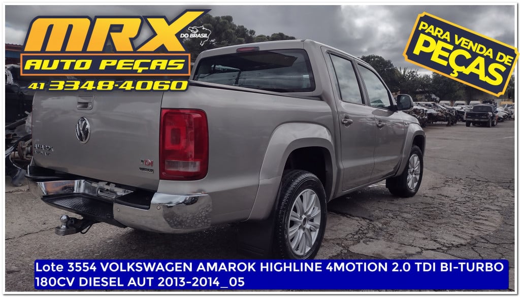 Imagem do veículo VOLKSWAGEN AMAROK 2.0 HIGHLINE 4X4 CD 16V TURBO INTERCOOLER DIESEL 4P AUTOMÁTICO