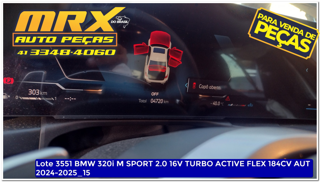 Imagem do veículo BMW 320i 2.0 M SPORT GP 16V TURBO ACTIVE FLEX 4P AUTOMÁTICO