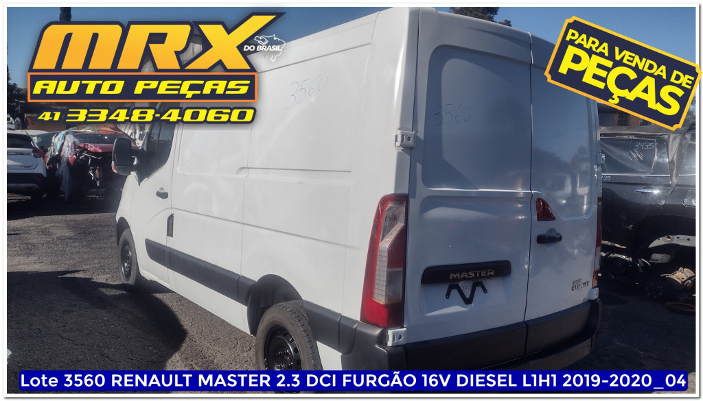 Imagem do veículo RENAULT MASTER 2.3 EXTRA FURGÃO L3H2 16V TURBO INTERCOOLER DIESEL 4P MANUAL