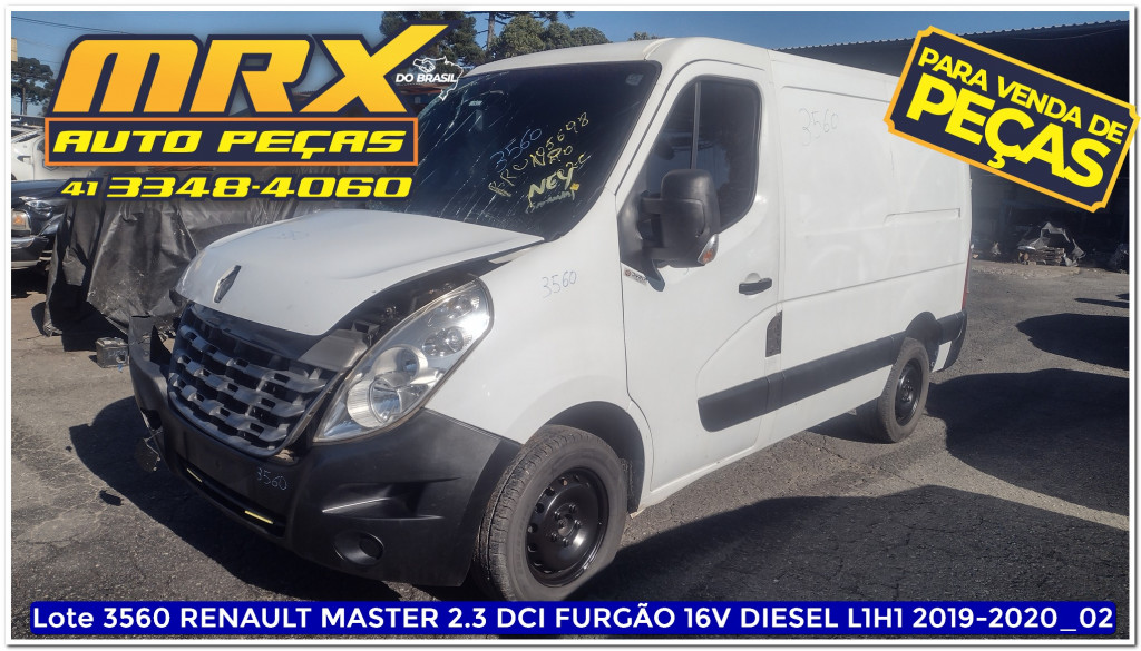 Imagem do veículo RENAULT MASTER 2.3 EXTRA FURGÃO L3H2 16V TURBO INTERCOOLER DIESEL 4P MANUAL