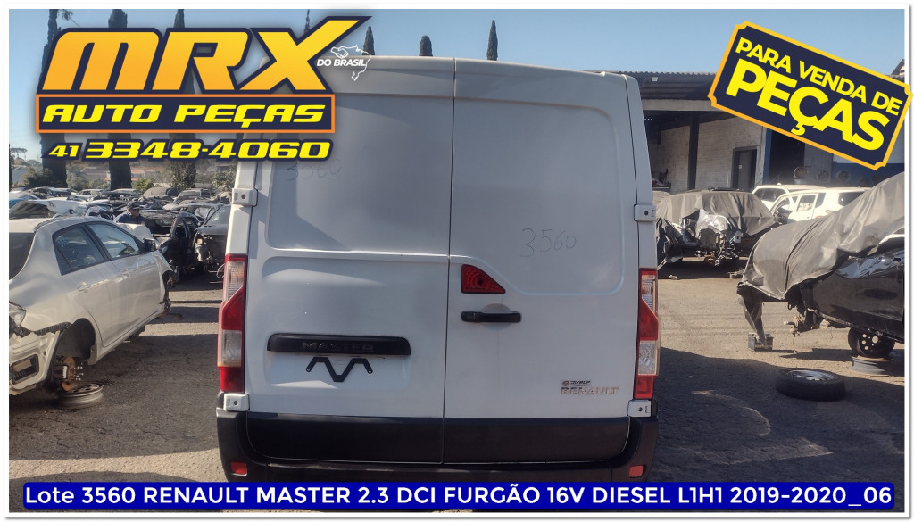Imagem do veículo RENAULT MASTER 2.3 EXTRA FURGÃO L3H2 16V TURBO INTERCOOLER DIESEL 4P MANUAL