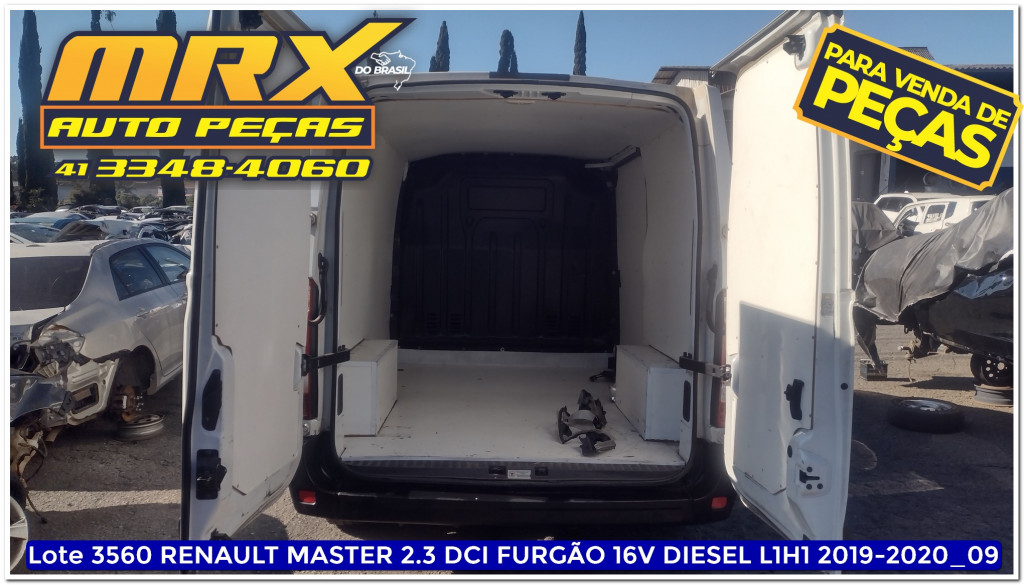 Imagem do veículo RENAULT MASTER 2.3 EXTRA FURGÃO L3H2 16V TURBO INTERCOOLER DIESEL 4P MANUAL