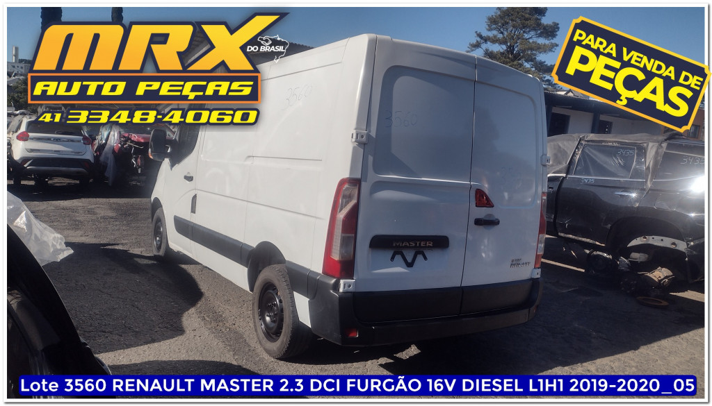 Imagem do veículo RENAULT MASTER 2.3 EXTRA FURGÃO L3H2 16V TURBO INTERCOOLER DIESEL 4P MANUAL