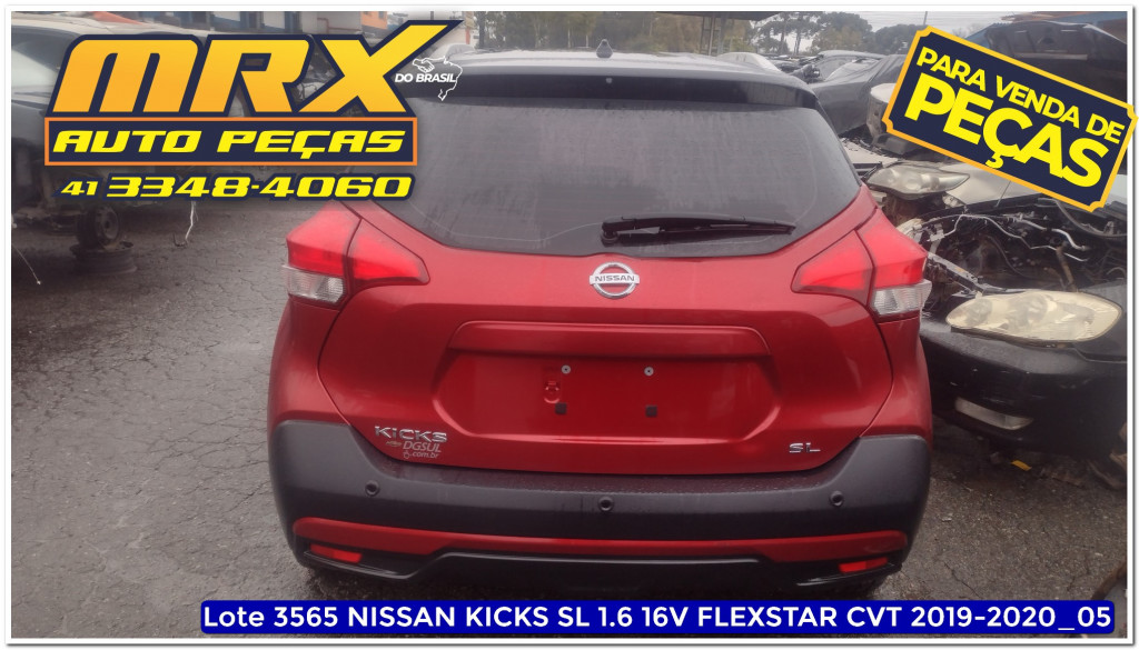 Imagem do veículo NISSAN KICKS 1.6 16V FLEXSTART SL 4P XTRONIC