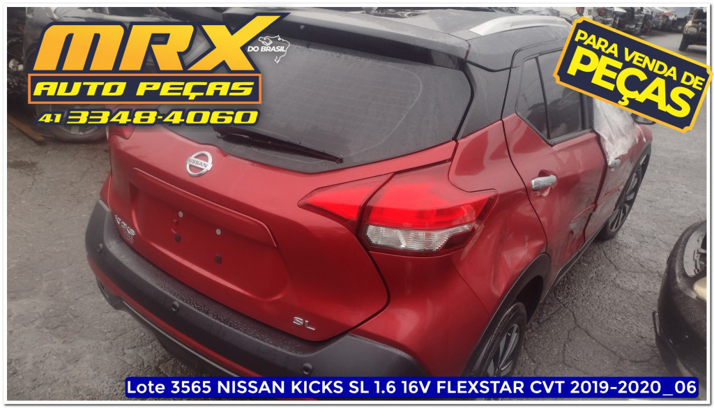 Imagem do veículo NISSAN KICKS 1.6 16V FLEXSTART SL 4P XTRONIC