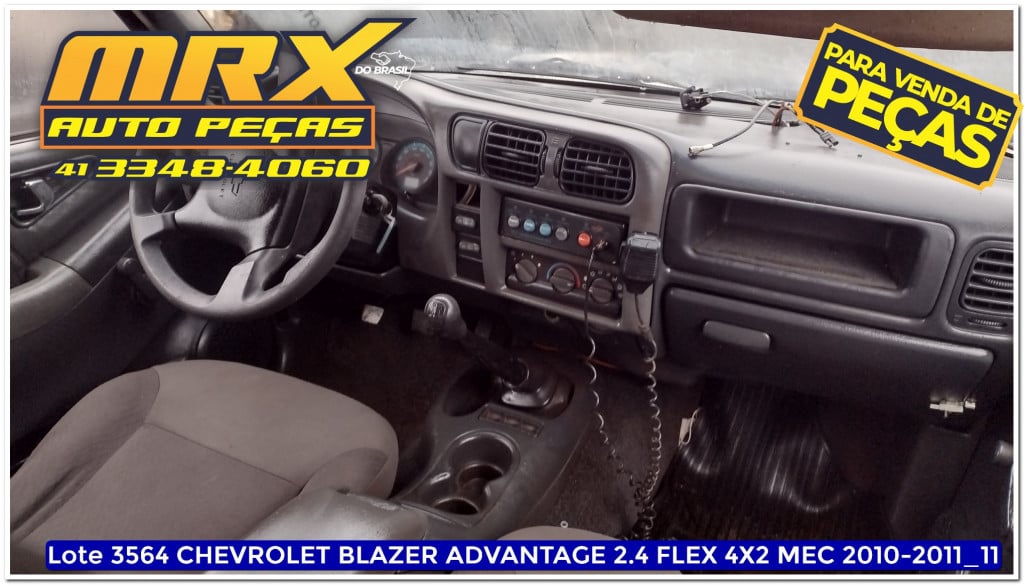 Imagem do veículo CHEVROLET BLAZER 2.4 MPFI ADVANTAGE 4X2 8V FLEX 4P MANUAL